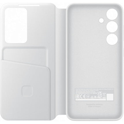 Samsung Galaxy S24 Smart View Wallet Case (White) - EF-ZS921CWEGWW - Casebump