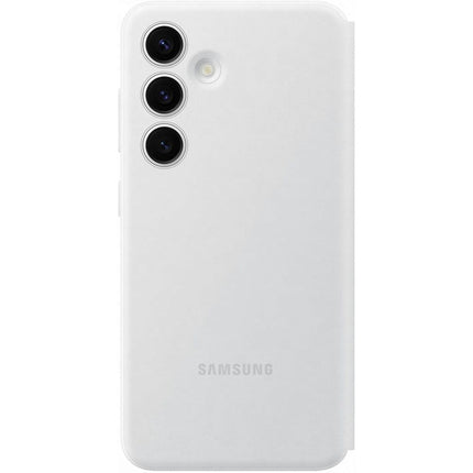 Samsung Galaxy S24+ Smart View Wallet Case (White) - EF-ZS926CWEGWW - Casebump