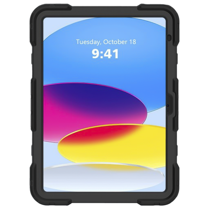 Apple iPad 2022 Shock Proof Rotating 360 Case (Black) - Casebump