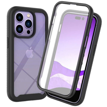 360 Full Cover Defense Case Apple iPhone 14 Pro - Black - Casebump