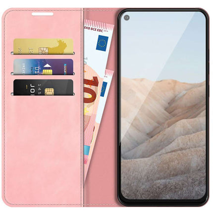 Google Pixel 5a Wallet Case Magnetic - Pink - Casebump