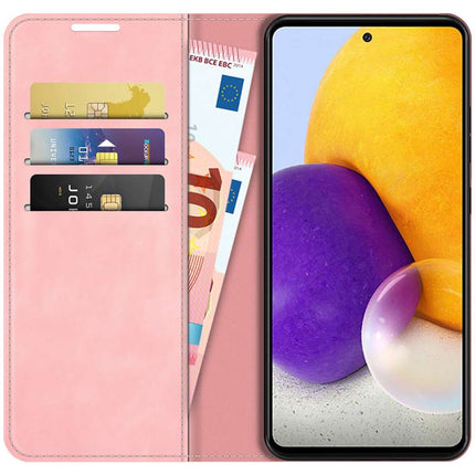 Samsung Galaxy A72 Wallet Case Magnetic - Pink - Casebump