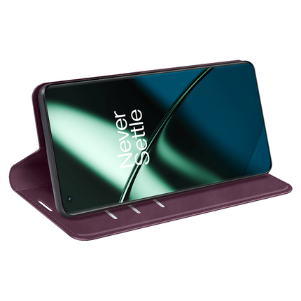 OnePlus 11 Magnetic Wallet Case - Purple - Casebump