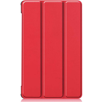 Lenovo Tab M8 3rd Smart Tri-Fold Case (Red) - Casebump