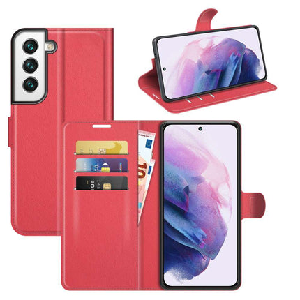 Samsung Galaxy S22+ TPU Wallet Case Magnetic - Red - Casebump