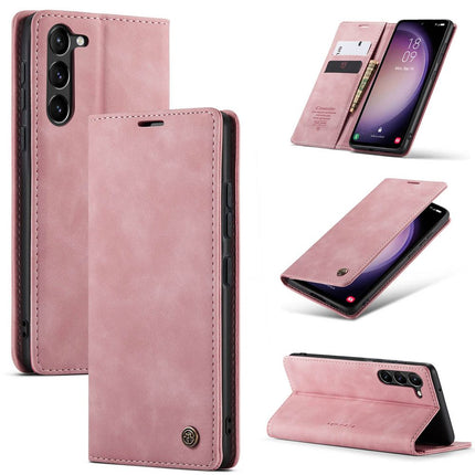 CASEME Samsung Galaxy S23+ Retro Wallet Case - Pink - Casebump