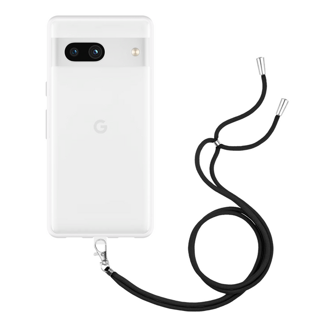 Google Pixel 7a Necklace TPU Case - Clear - Casebump