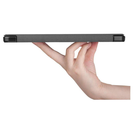 Samsung Galaxy Tab S8 Smart Tri-Fold Case With Pen Slot (Grey) - Casebump