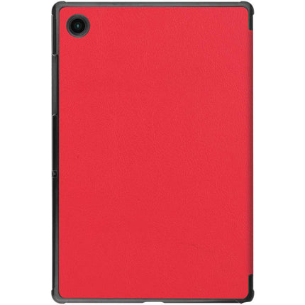 Samsung Galaxy Tab A8 Smart Tri-Fold Case (Red) - Casebump