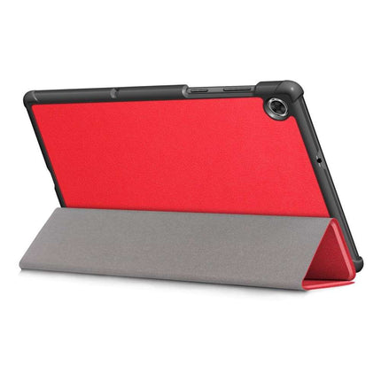Lenovo Tab M10 Plus Smart Tri-Fold Case (Red) - Casebump