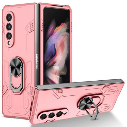 Ring Holder Rugged Samsung Galaxy Z Fold4 Case (Pink) - Casebump