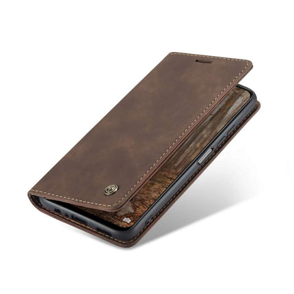 CASEME Xiaomi Poco M4 Pro 5G Retro Wallet Case - Coffee - Casebump