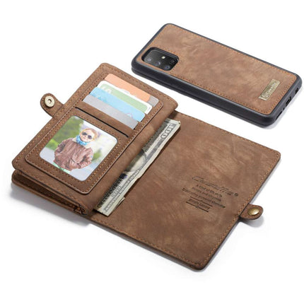 CASEME Samsung Galaxy A51 Vintage Portemonnee Hoesje - Brown - Casebump