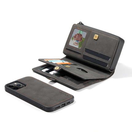 CASEME iPhone 13 Pro Luxe Multi Portemonnee Hoesje - Black - Casebump