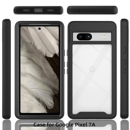 Google Pixel 7a - 360 Full Cover Defense Case - Black - Casebump