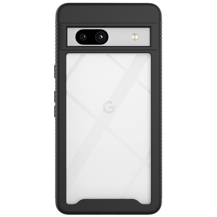 Google Pixel 7a - 360 Full Cover Defense Case - Black - Casebump