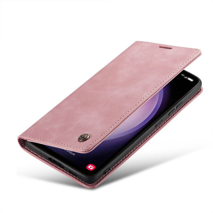 CASEME Samsung Galaxy S23+ Retro Wallet Case - Pink - Casebump