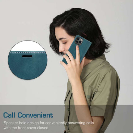 CASEME iPhone 13 Pro Retro Wallet Case - Blue - Casebump