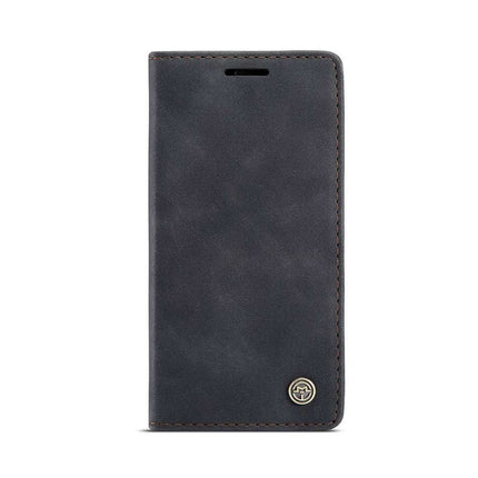 CASEME iPhone 13 Retro Wallet Case - Black - Casebump