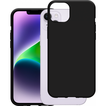 iPhone 14 Plus Soft TPU Case (Black) - Casebump