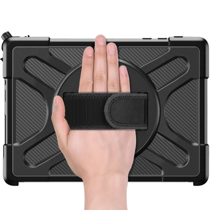 Microsoft Surface Go 2/3 Hybrid Strap Case (Black) - Casebump