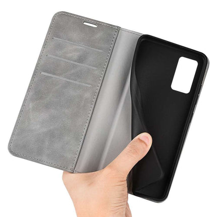 Motorola Moto G42 Wallet Case Magnetic - Grey - Casebump