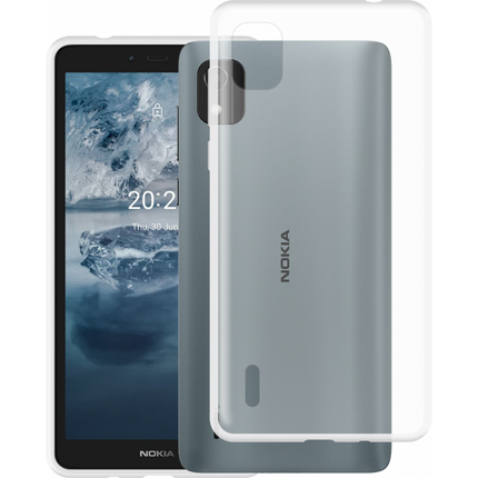 Nokia C2 2nd Edition Soft TPU Case (Clear) - Casebump