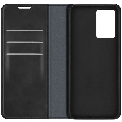 Oppo A57 Wallet Case Magnetic - Black - Casebump