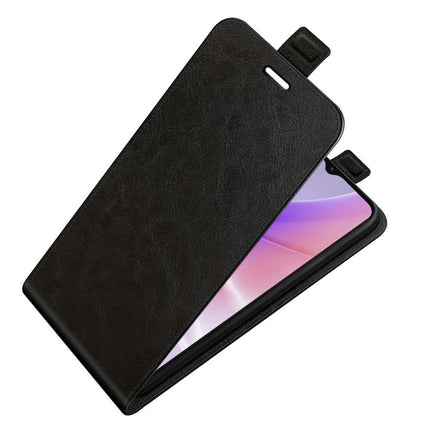 Oppo A77 Flip Case (Black) - Casebump