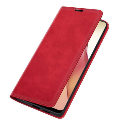 Oppo Reno8 5G Wallet Case Magnetic - Red - Casebump