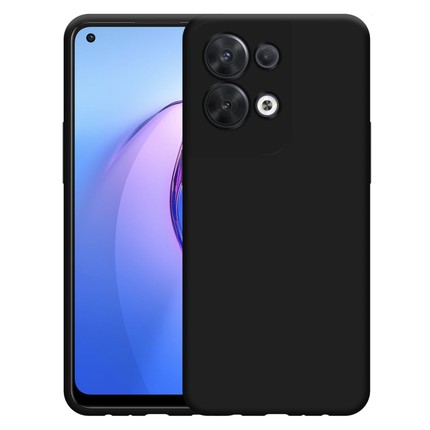 Oppo Reno8 5G Soft TPU Case (Black) - Casebump