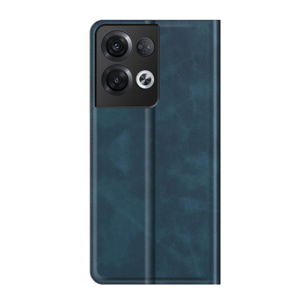 Oppo Reno8 Pro Wallet Case Magnetic - Blue - Casebump