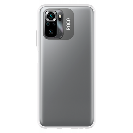 Poco M5s Soft TPU Case with Strap - (Clear) - Casebump