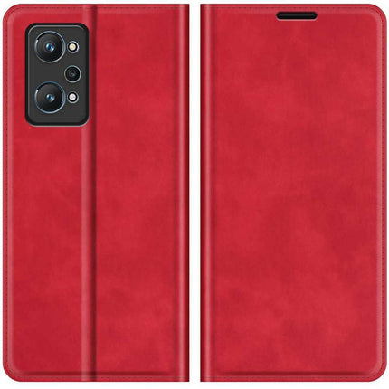 Realme GT Neo 3T Wallet Case Magnetic - Red - Casebump