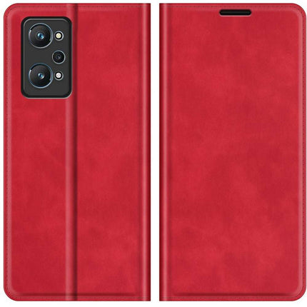 Realme GT2 Wallet Case Magnetic - Red - Casebump