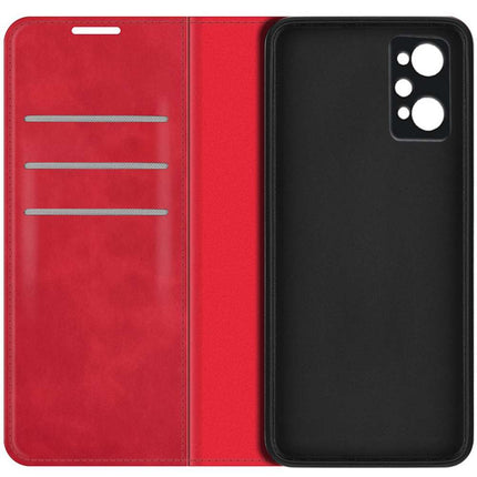 Realme GT2 Wallet Case Magnetic - Red - Casebump