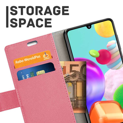 Samsung Galaxy A41 Wallet Case (Pink) - Casebump