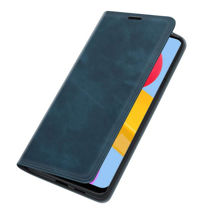 Samsung Galaxy M13 Wallet Case Magnetic - Blue - Casebump