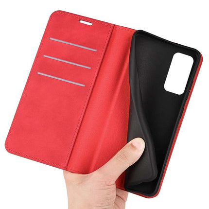 Samsung Galaxy M13 Wallet Case Magnetic - Red - Casebump