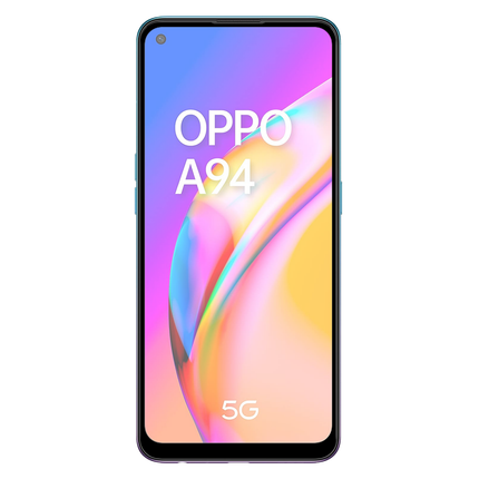 Full Cover Screenprotector Oppo A94 Tempered Glass - black - Casebump