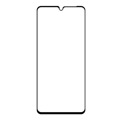 Full Cover Screenprotector Samsung Galaxy M12 Tempered Glass - black - Casebump
