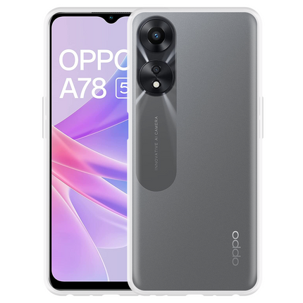 Oppo A78 5G Necklace TPU Case - Clear - Casebump