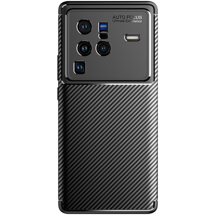Vivo X80 Pro Rugged TPU Case (Black) - Casebump