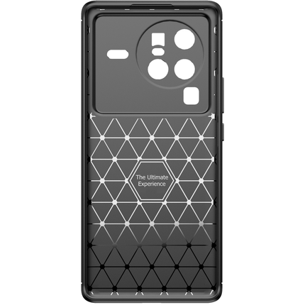 Vivo X80 Pro Rugged TPU Case (Black) - Casebump