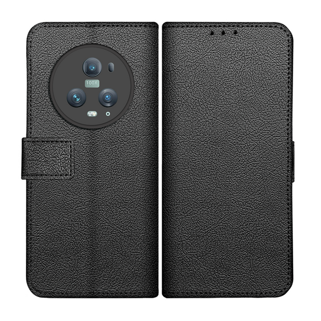 Honor Magic5 Pro Classic Wallet Case - Black - Casebump