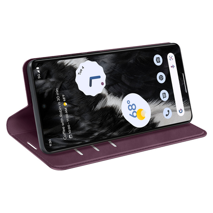 Google Pixel 7a Magnetic Wallet Case - Purple - Casebump