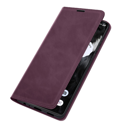 Google Pixel 7a Magnetic Wallet Case - Purple - Casebump