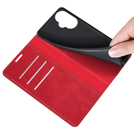 OnePlus Nord CE 3 Lite 5G Magnetic Wallet Case - Red - Casebump