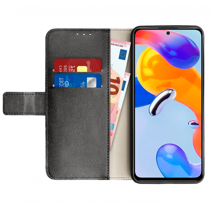 Xiaomi Redmi Note 11 Pro/11 Pro 5G Wallet Case (Black) - Casebump